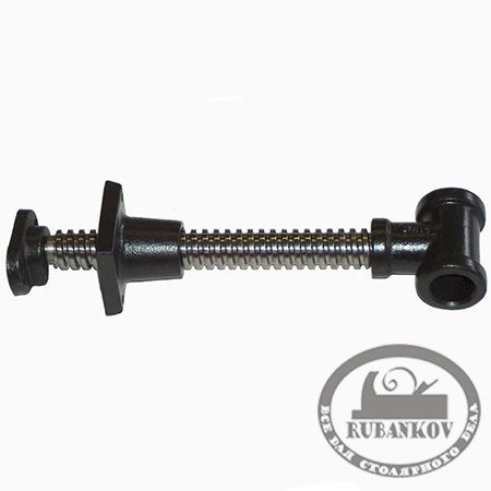 Винт для верст. тисков, с упором на конце винта, D28мм, 330/165мм
