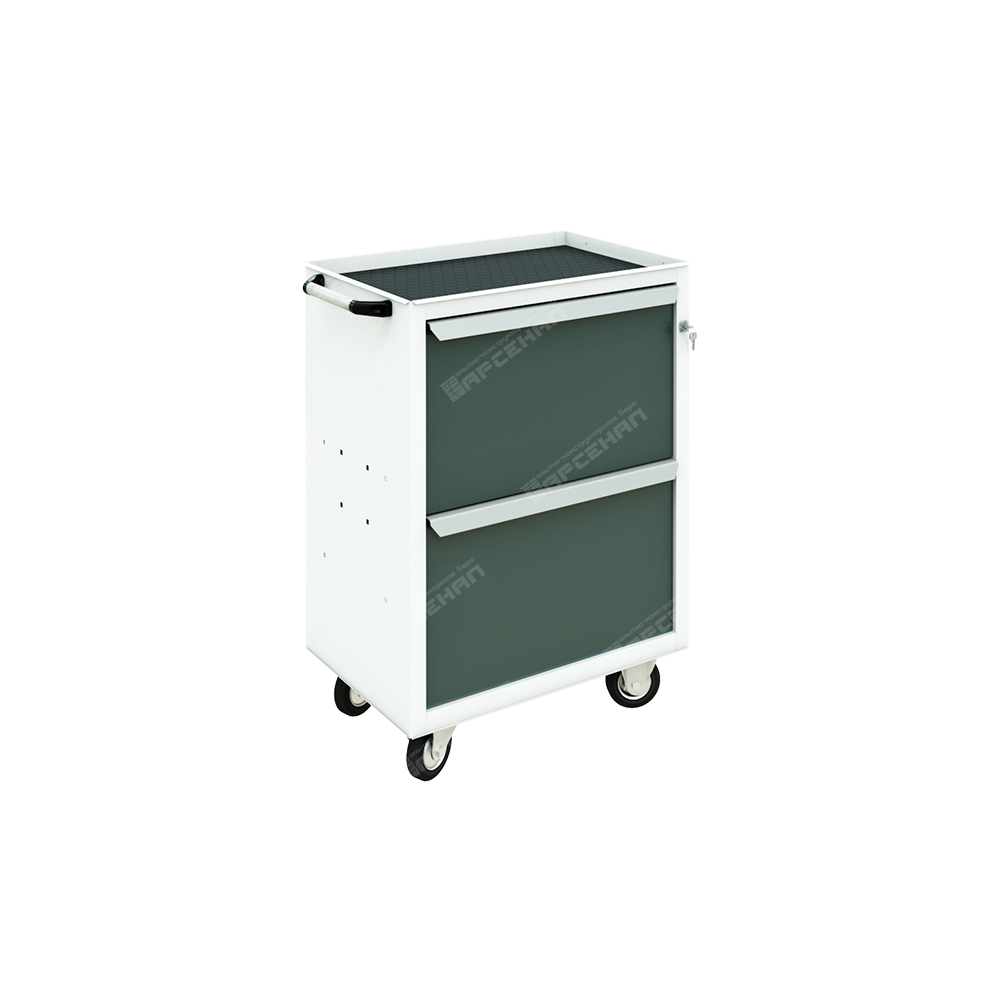 Тележка инструментальная с 2 ящиками