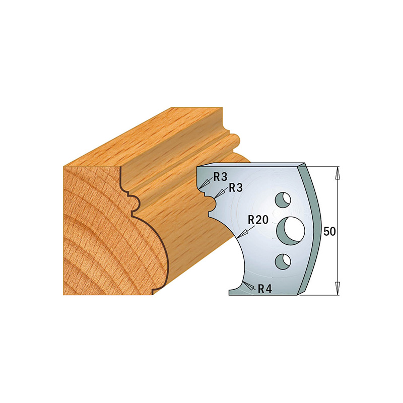 Комплект из 2-х ножей 50x4 SP CMT 690.501