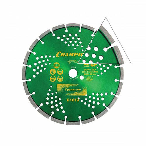 Диск алмазный CHAMPION гранит PRO Laser Granitek, С1613 - Championtool