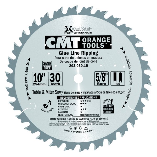 Диск пильный 305х4,2/2,8х30 Z=36 CMT 203.036.12M