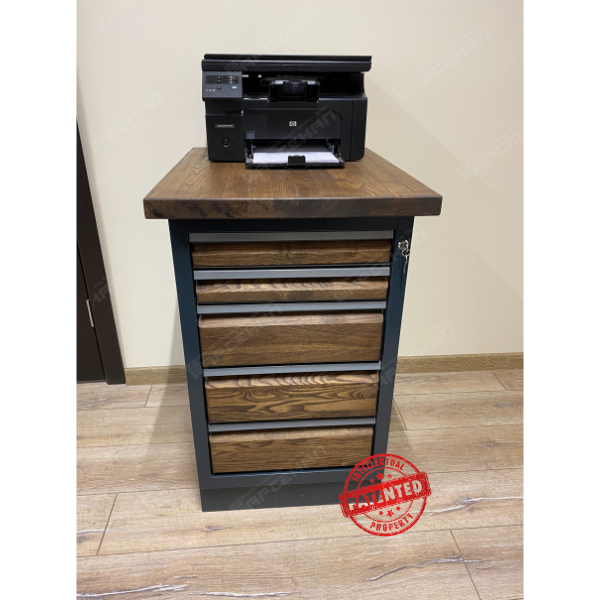  Тумба-стол с 5 ящиками 