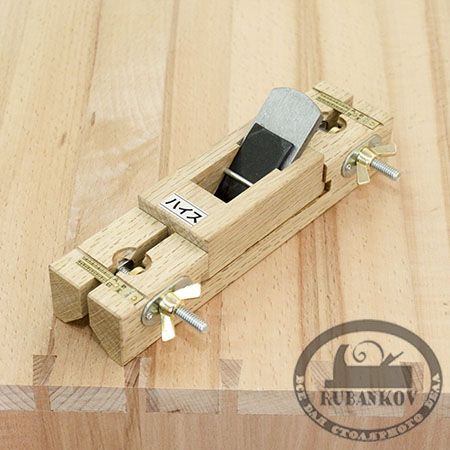 Рубанок яп. для срезания фасок, раздвижной, колодка 203мм, нож 31мм
