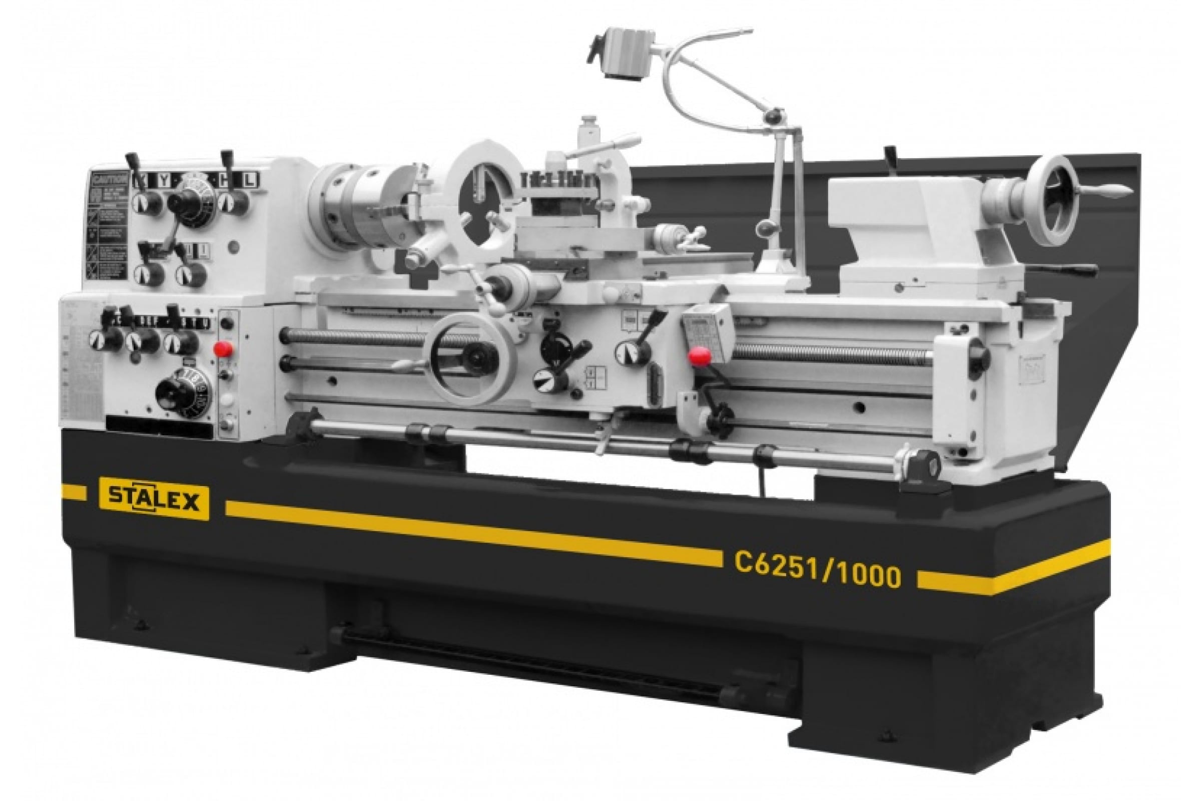 Токарно-винторезный станок, зона обработки 510х1000 мм, с УЦИ, 380В Stalex C6251/1000