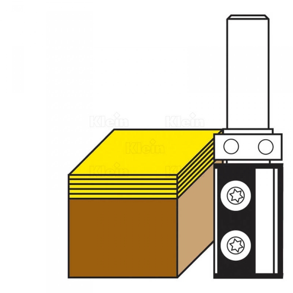 Схема обработки фрезой   Klein W115.190R 