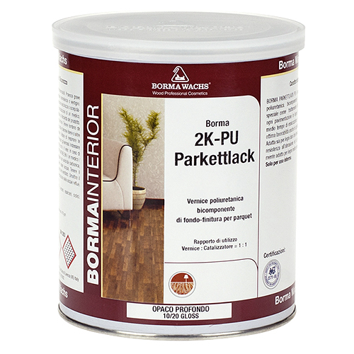 Высокопрочное двухкомпонентное ПУ покрытие Parkettlack 2K-PU