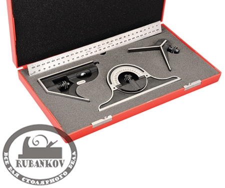 Набор измерительный Starrett 9M-600, 4 предмета, с линейкой 600мм