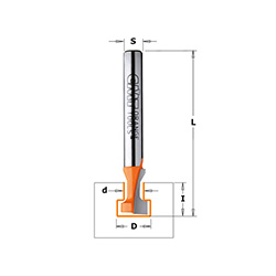 Фреза концевая CMT Т-образный паз D=9,5 I=11,0 S=8,0 950.001.11 Фреза концевая CMT Т-образный паз D=9,5 I=11,0 S=8,0 950.001.11