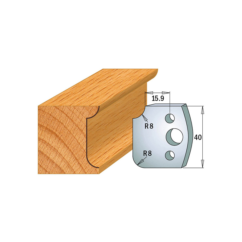 Комплект из 2-х ножей 40x4 SP CMT 690.174