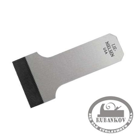 Нож для циклёвочного рубанка Lie-Nielsen Cabinet Maker's Scraping Plane N85, зубчатая РК, 25tpi Нож для циклёвочного рубанка Lie-Nielsen Cabinet Maker's Scraping Plane N85, зубчатая РК, 25tpi