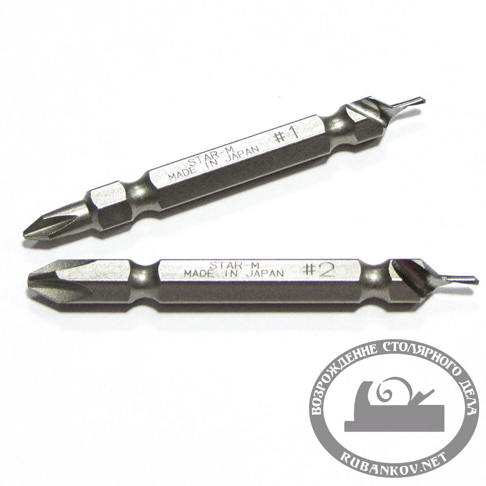Отвёрточные насадки Star-M N5009, N2, 2штуки