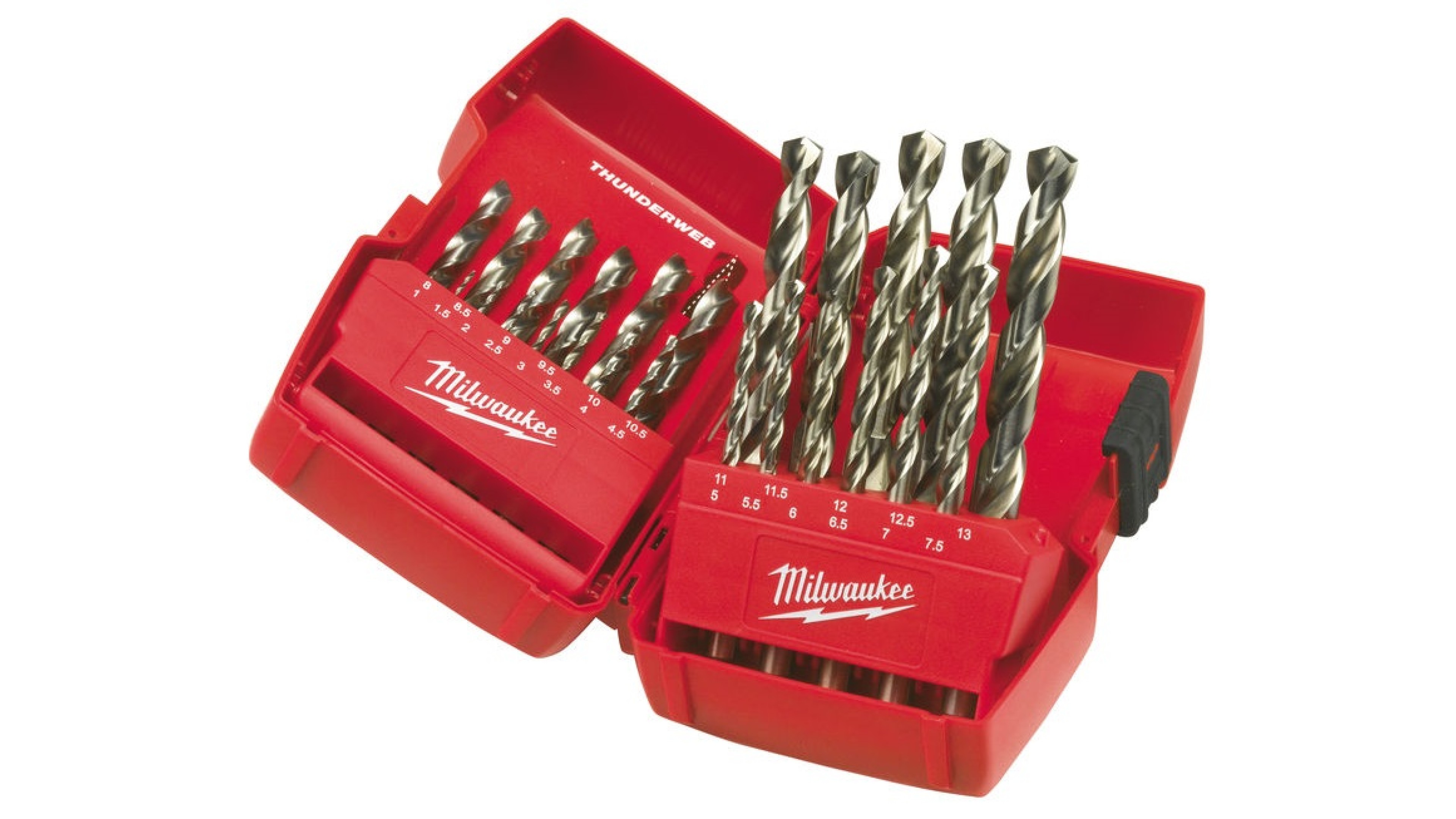 Набор сверл по металлу Milwaukee THUNDERWEB HSS-G - DIN 338 4932352376 Набор сверл по металлу Milwaukee THUNDERWEB HSS-G - DIN 338 4932352376