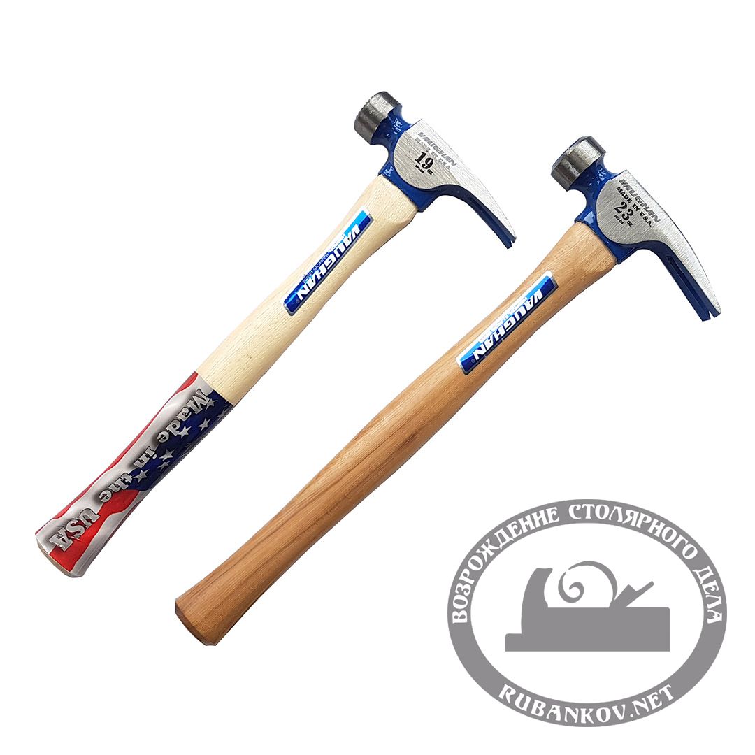 Молоток Vaughan плотницкий CF2, 540гр (19oz), 405мм, деревянная рукоять