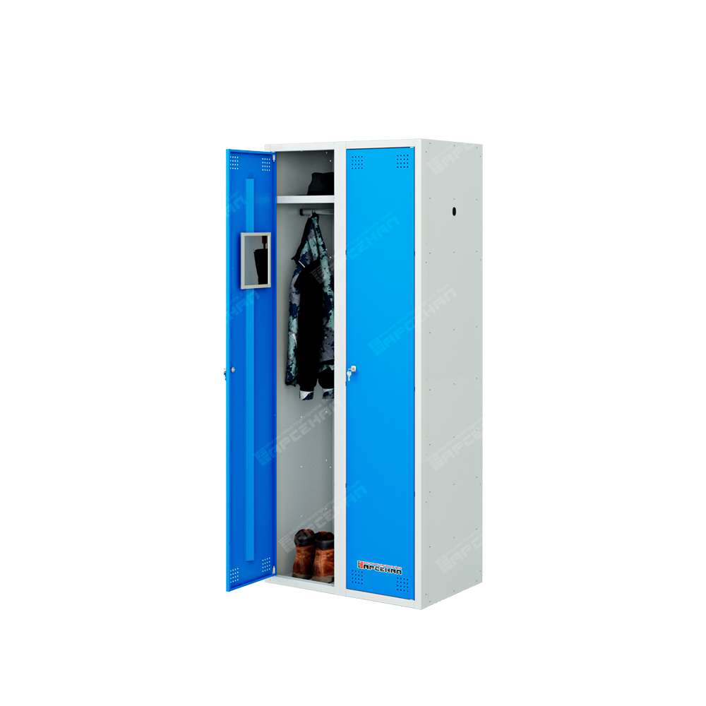 Шкаф 2-секционный с 2 дверцами