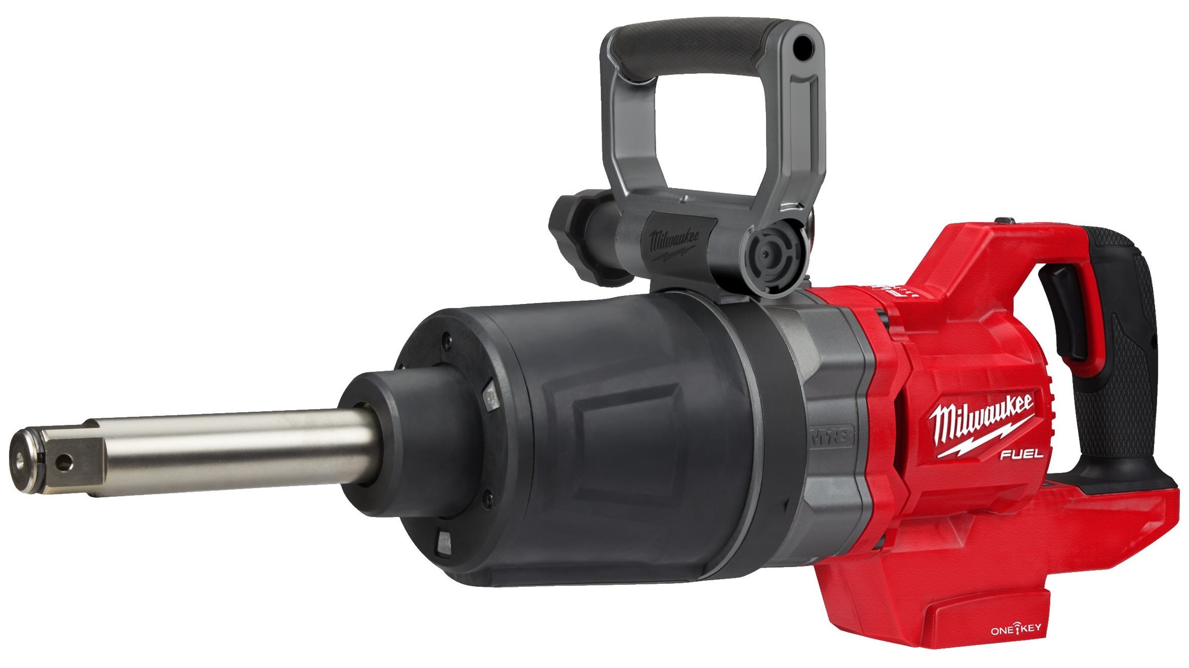 Аккумуляторный высокомоментный ударный гайковёрт Milwaukee 1'' с D-образной рукояткой M18ONEFHIWF1D-0C FUEL Аккумуляторный высокомоментный ударный гайковёрт Milwaukee 1'' с D-образной рукояткой M18ONEFHIWF1D-0C FUEL