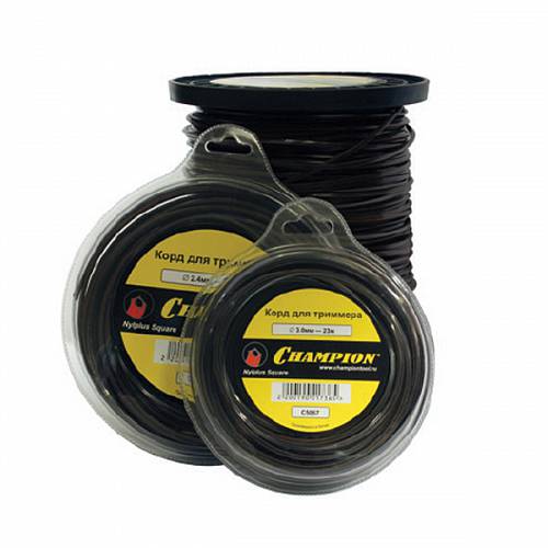 Корд триммерный 2-х компонентный материал, сечение квадрат Champion C5065 - Championtool
