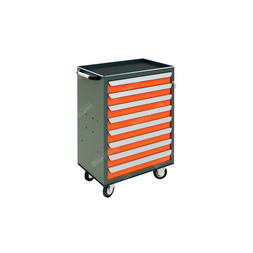 Тележка инструментальная с 8 ящиками