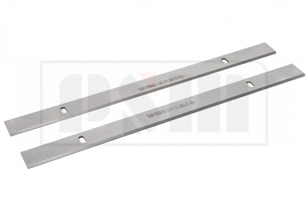 Комплект строгальных ножей HSS18% (аналог Р18) 210х16,5х1,5 мм (2 шт.) для JPT-8B-M