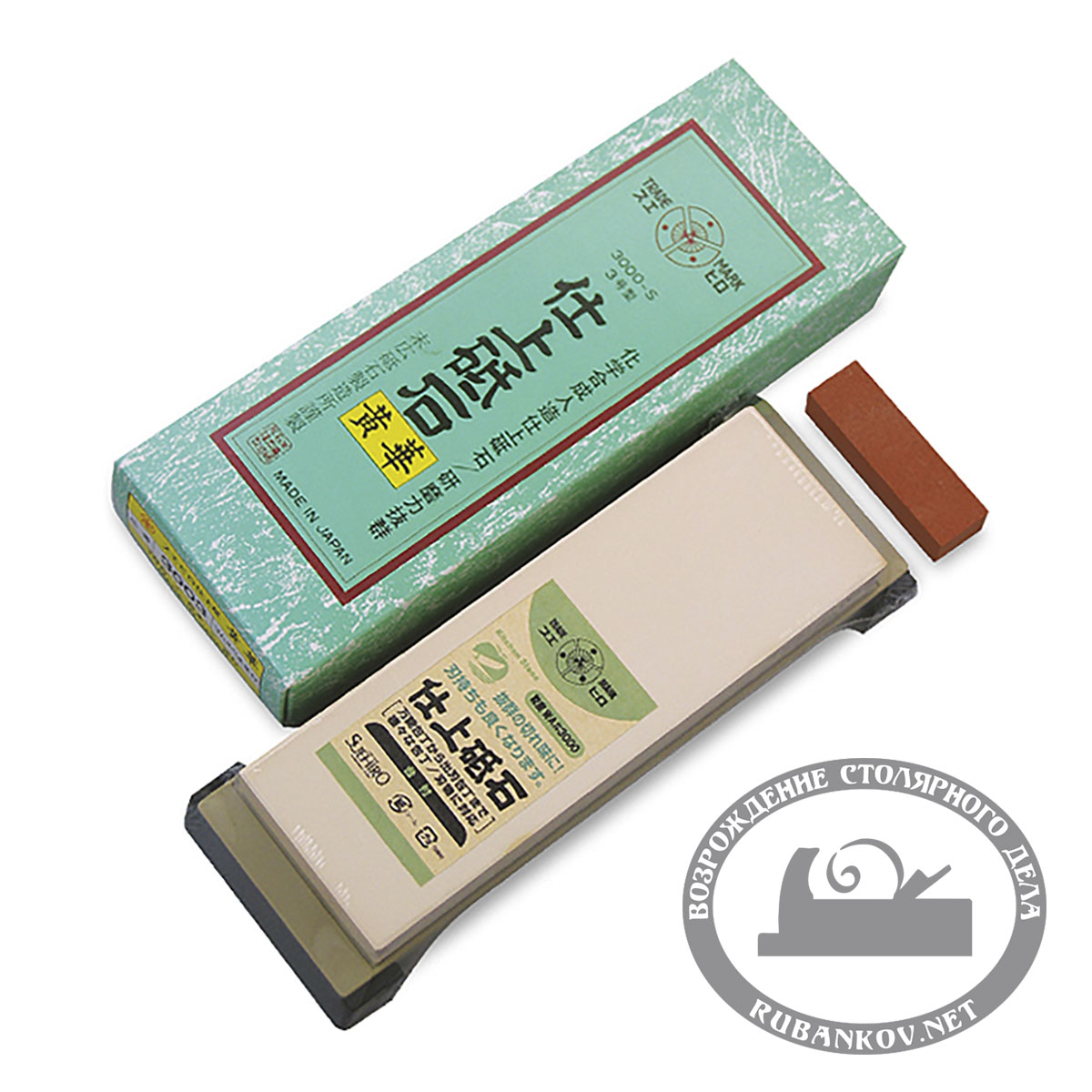 Заточной абразив  3000, Suehiro, 183*63*20мм, на подставке, с нагурой