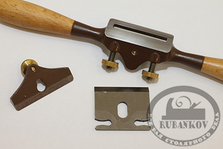 Стружок Dictum с полукруглой колодкой с прямым лезвием, 280мм/50мм