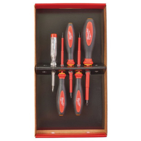 Набор отверток изолированных VDE MILWAUKEE - 5шт.