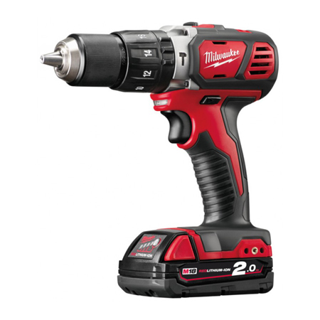 Аккумуляторная ударная дрель-шуруповерт Milwaukee M18 BPD-202C Аккумуляторная ударная дрель-шуруповерт Milwaukee M18 BPD-202C