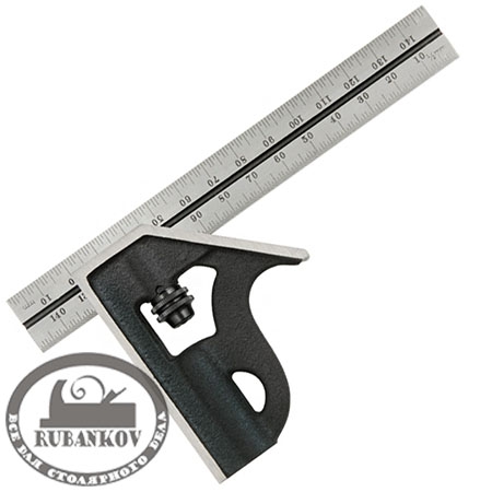 Угольник Starrett 10MH-150, 150мм, с подвижной подошвой