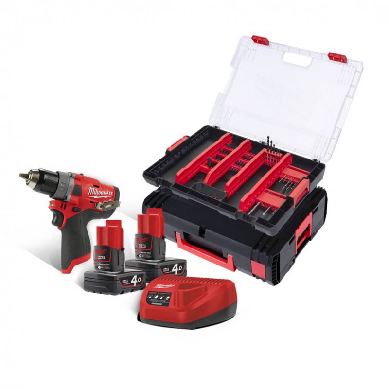 Аккумуляторная ударная дрель-шуруповерт Milwaukee M12 FUEL FPD-402XA Аккумуляторная ударная дрель-шуруповерт Milwaukee M12 FUEL FPD-402XA