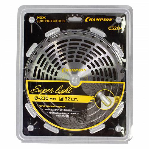 Нож с зубцами из твердого сплава Super Light 32/230/25,4 (SRM-330ES/SRM-350ES,4605) Champion C5204 - Championtool