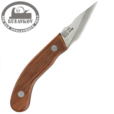 Нож-косяк японский MIKI JAPAN, 170мм*23мм*3мм, двустор.заточка, дер.рукоять