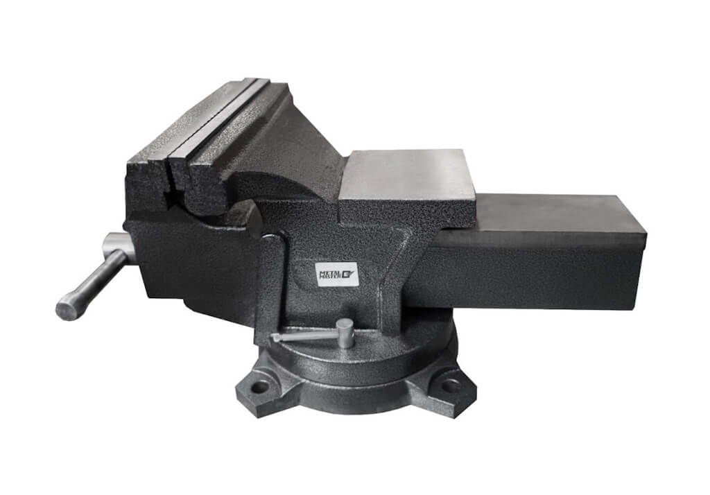 Тиски слесарные поворотные с наковальней Metal Master ТСПН150