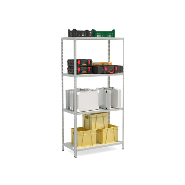 Стеллаж СТ.С с 4 полками ВхШхГ 2000х1000х500мм.