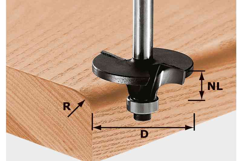 Фреза профильная HW S8 D42/R6