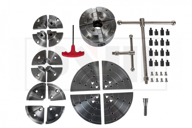 114 мм 4-х кулачковый токарный патрон по дереву в наборе
