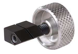 Зажим для лобзиковых полотен, с 'ленивым' винтом