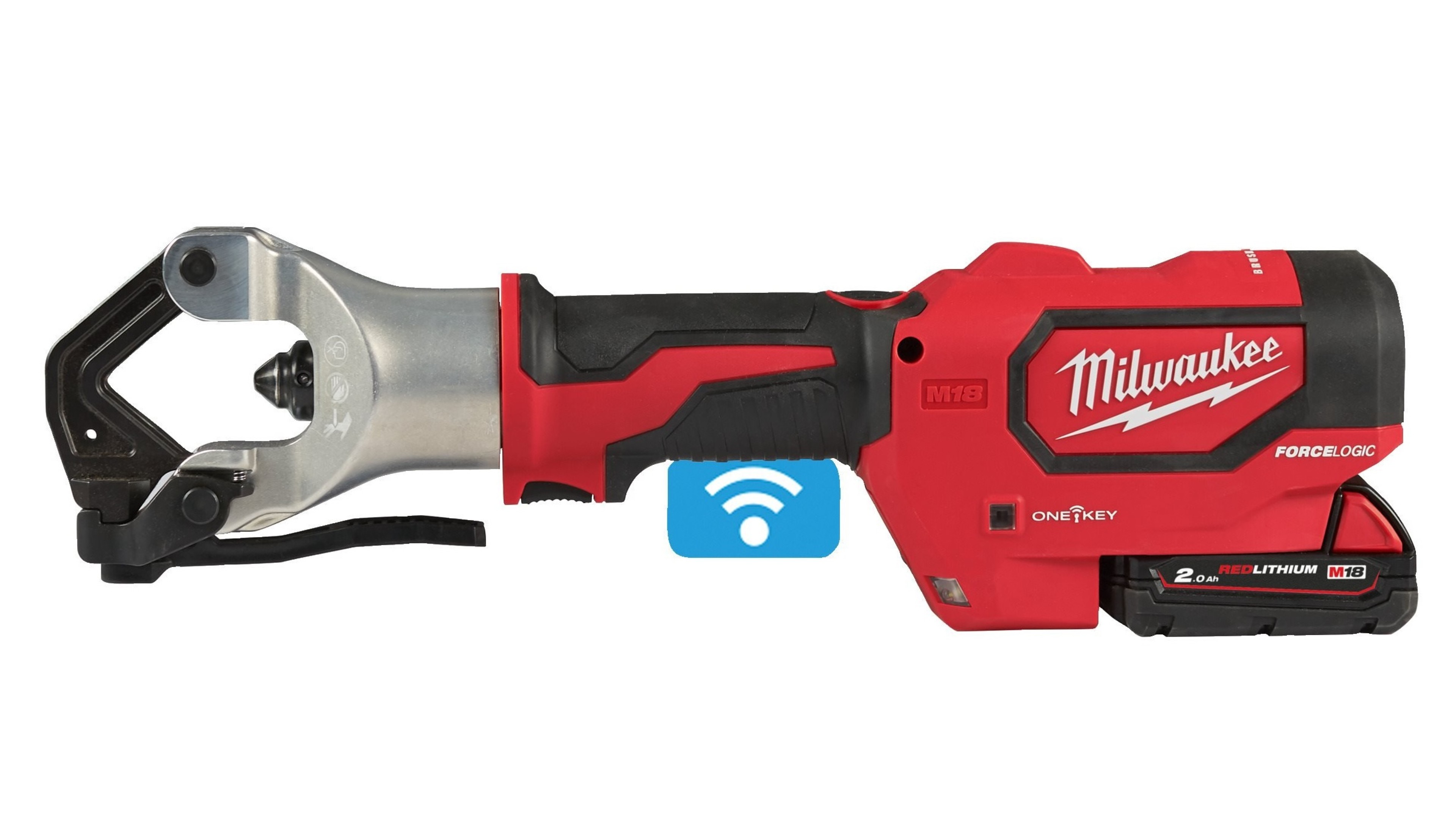 Аккумуляторный гидравлический обжимный инструмент Milwaukee M18 HDCT-202C Аккумуляторный гидравлический обжимный инструмент Milwaukee M18 HDCT-202C