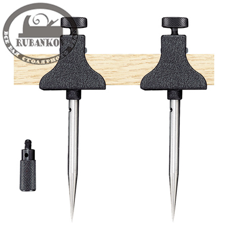 Иглы для циркуля, Starrett Trammel 50B, 75мм, 2шт