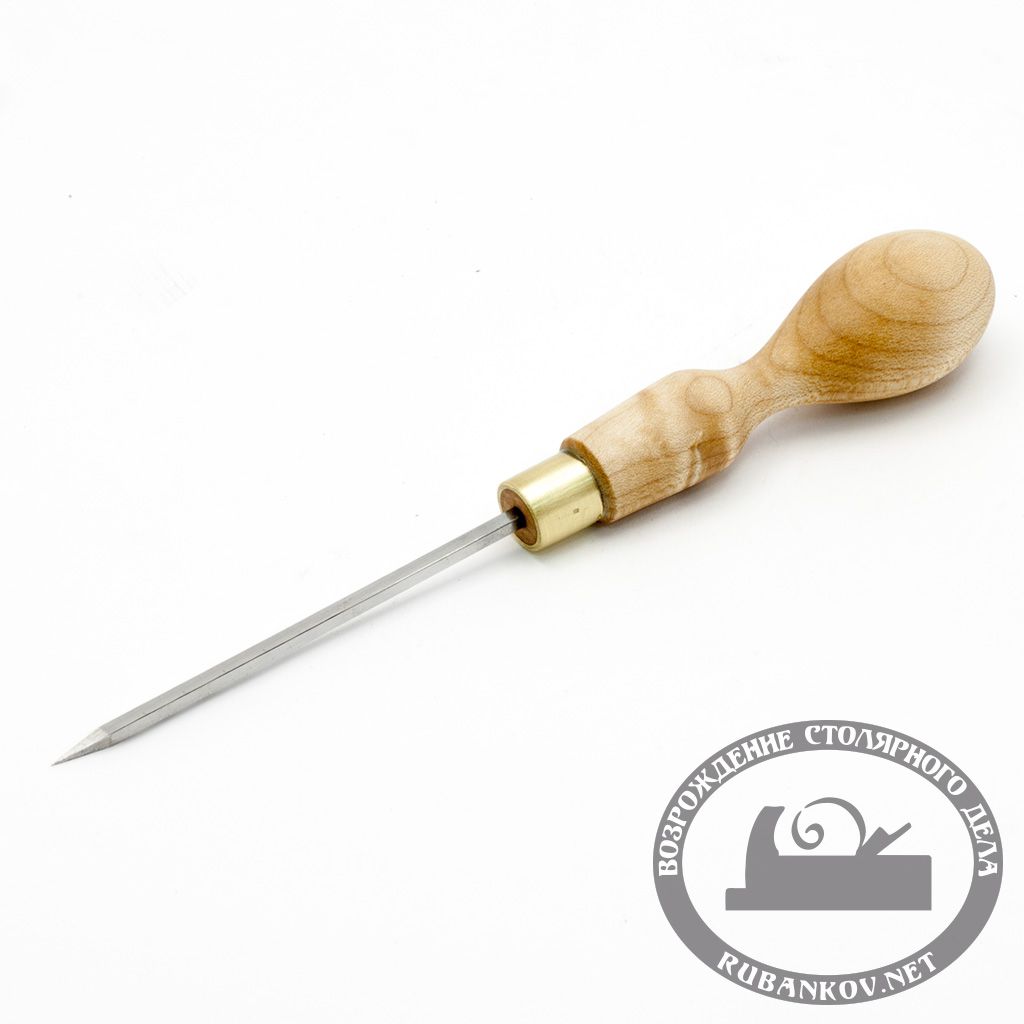 Шило ПЕТРОГРАДЪ, 200мм, прямой клинок 95*3*3мм
