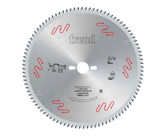 Пила FREUD LU3D D250/55 Z80