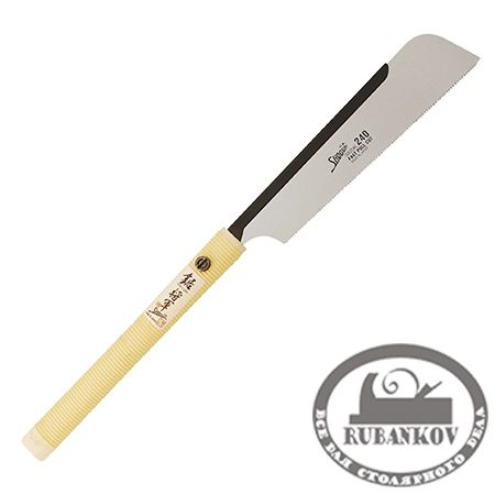 Пила обушковая Shogun Dozuki Saw, 240мм, 20tpi, прямая деревянная рукоять Пила обушковая Shogun Dozuki Saw, 240мм, 20tpi, прямая деревянная рукоять