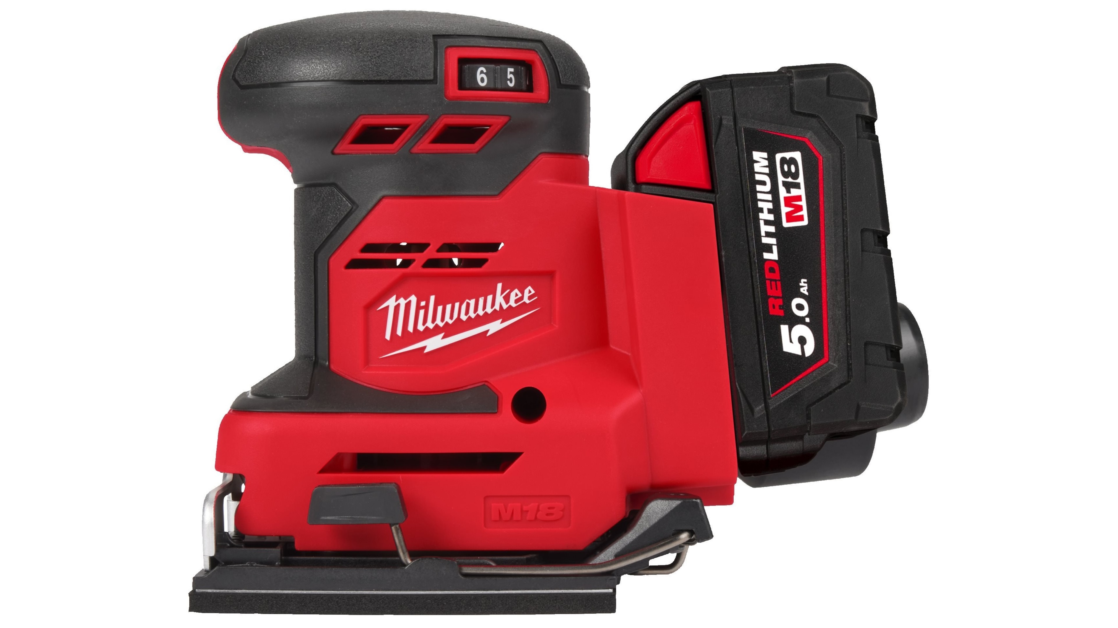 Аккумуляторная виброшлифовальная машина Milwaukee M18 BQSS-502B Аккумуляторная виброшлифовальная машина Milwaukee M18 BQSS-502B