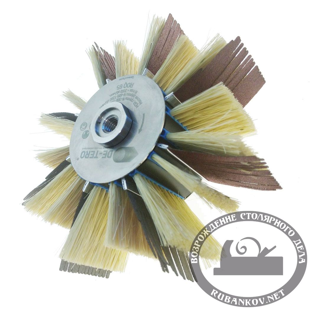 Абразив шлиф 50*45мм для насадки D65мм*50мм, P150, с перф.3мм