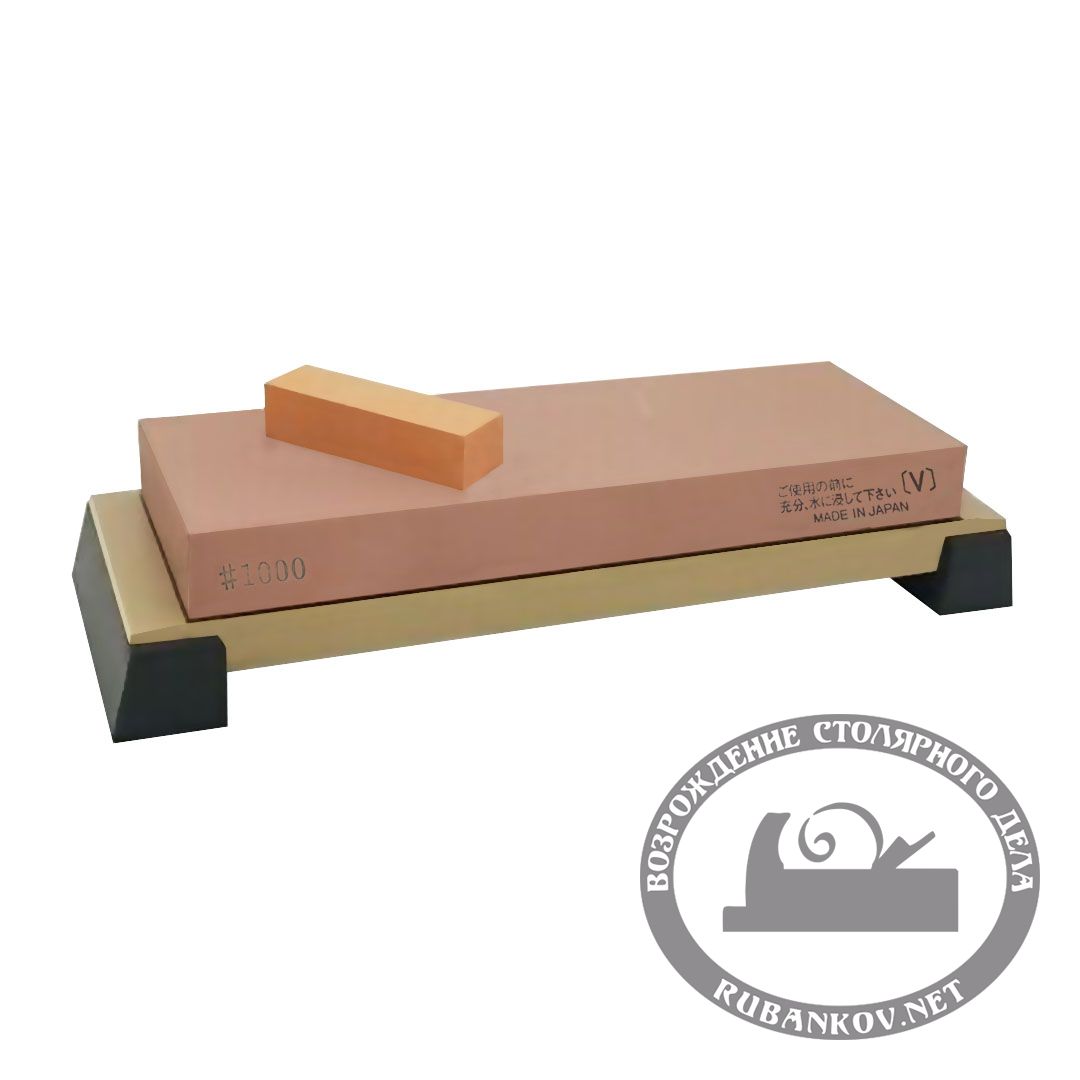 Заточной абразив  1000, Suehiro Cerax, 185*64*20мм, на подставке, с нагурой