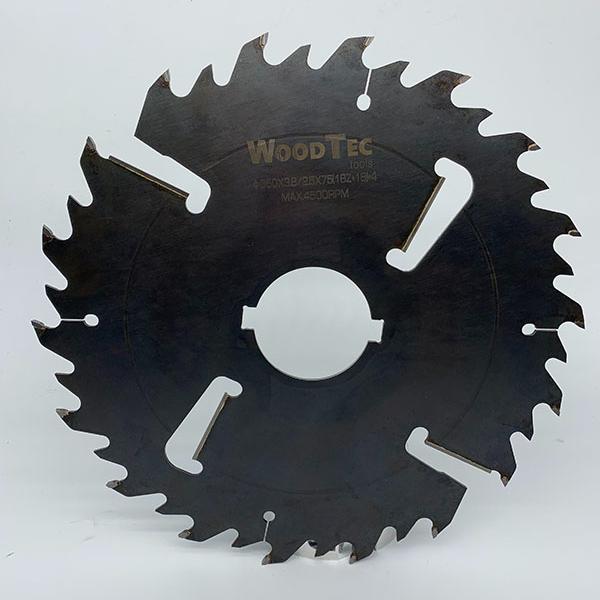 Пила дисковая Ø350 х 75 (2KH 14*7) х 3,8/2,5 Z = (18 + 18) + 4 WoodTec