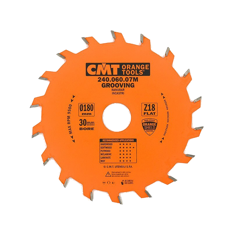 Диск пильный 180x30x6,0/3,0 15° FLAT Z=18 CMT 240.060.07M
