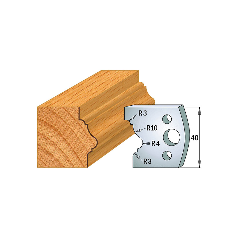Комплект из 2-х ножей 40x4 SP CMT 690.102