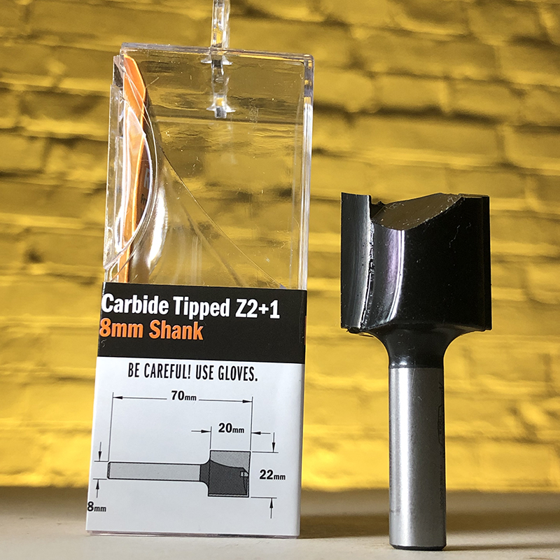 Фреза концевая пазовая с торцевым зубом Straight Bit CMT Contractor Tools® K174