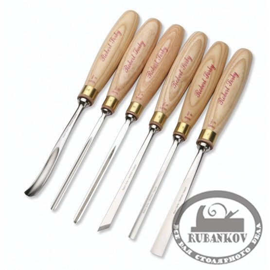 Набор резчицких стамесок Robert Sorby, 606, 6 штук