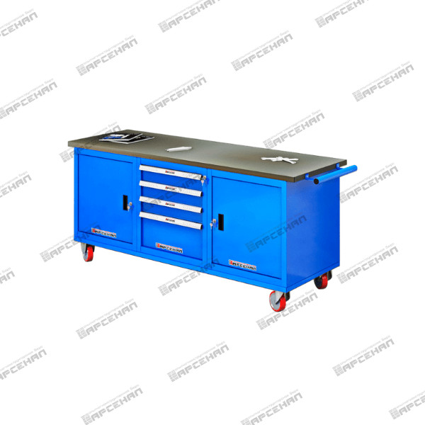 Верстак трехтумбовый на колесах TRIUMF-Medium ВТ.М-18G-R.040М