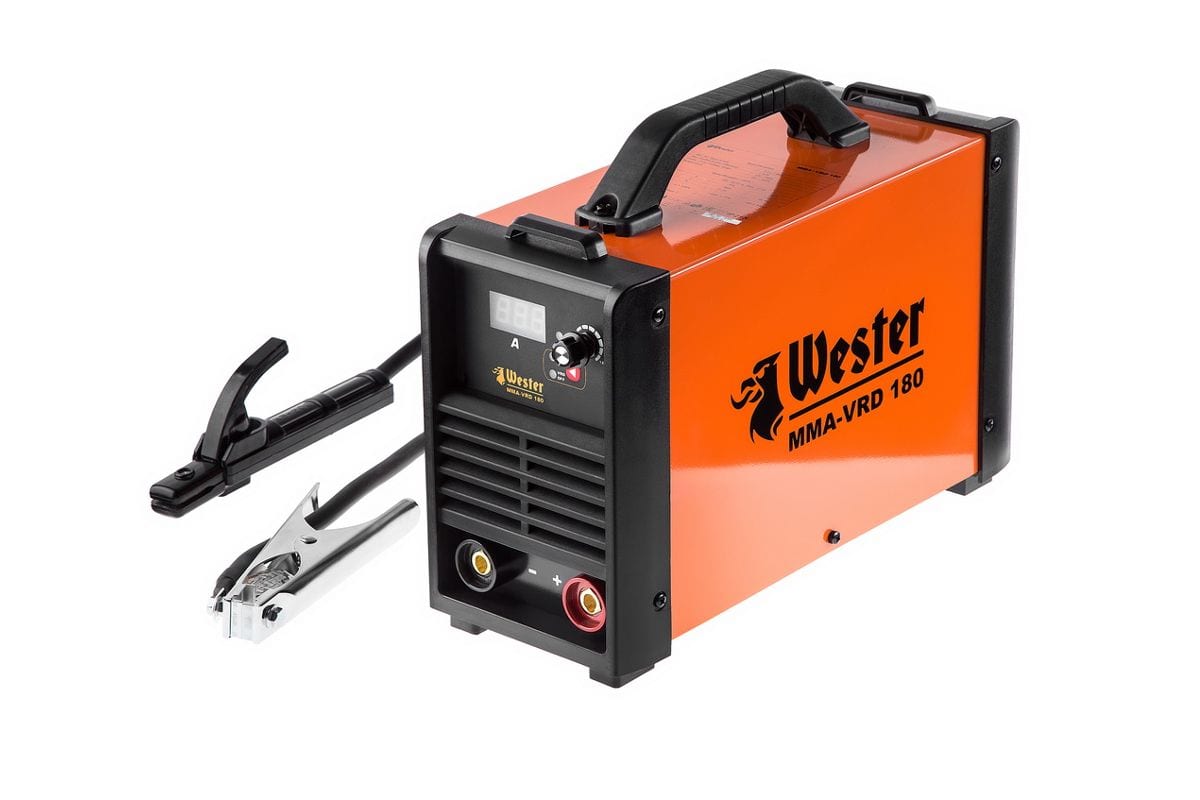 Сварочный инвертор WESTER MMA-VRD 180 10-180A 120-260B ПВ70% 1.6-5.0мм Сварочный инвертор WESTER MMA-VRD 180 10-180A 120-260B ПВ70% 1.6-5.0мм